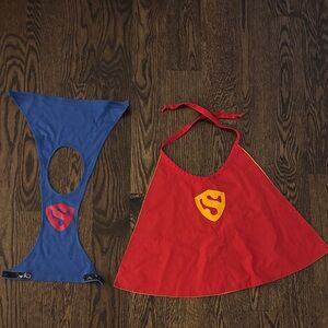 Superhero Superman Small Dog Costume Set